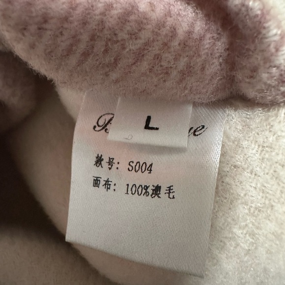 Botanique Pink Wool Jacket size Large - Picture 9 of 9